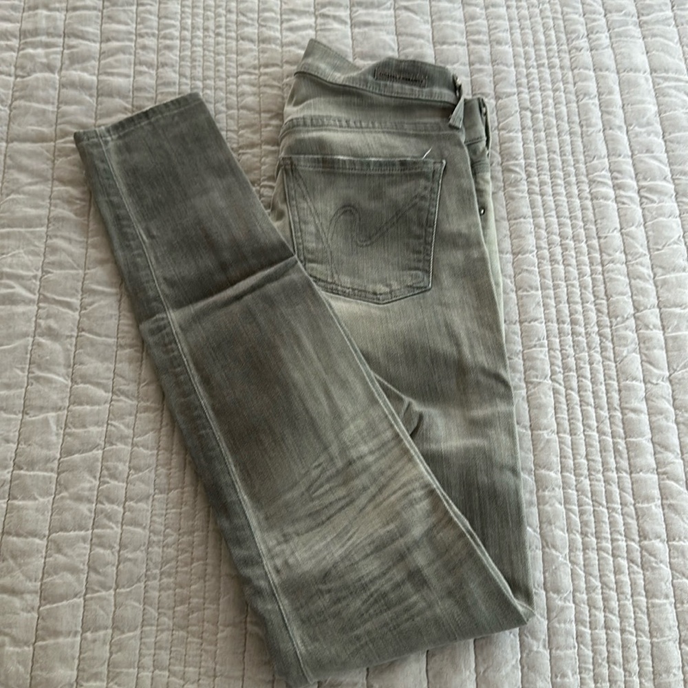 Citizens of Humanity Gray Skinny “Avedon Lowrise Skinny Jeans” Size 26 Jeans